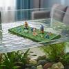 Artificial Bamboo Floating Bamboo Raft Ornament No Fading Bamboo Raft Figurine  Home Decoration