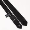 EMPORIO ARMANI Tie AR007 Narrow Black with Black Polka Dots (AR007-05 Width 0P62200020) [Used]
