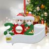 2020 Xmas Christmas Tree Hanging Ornaments With Diy Family Name Santa Pendants