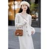 Mocana Elegant Floral Two-Piece Dress & Cardigan Set