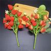 Artificial Strawberry Fruit Branch Realistic Home Decors For Party Wedding Table Centerpiece Year Round Decoration