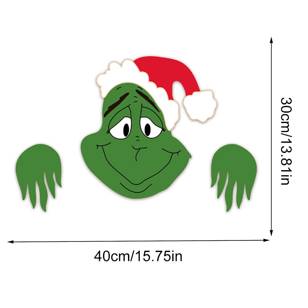 Christmas Fence Peeker Decoration Santa Snowman Dwarf Christmas Decoration Diy Chrisrmas Garden Yard Outdoor Art Sign Decoration