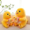 Adorable Yellow Milk Dragon Donut Pillow - Plush Toy for Relaxation
