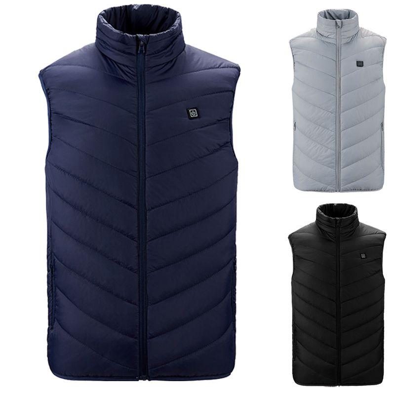 Comfortable Women Mens Electric Vest Heated Cloth Jacket Usb Powered Body Warmer