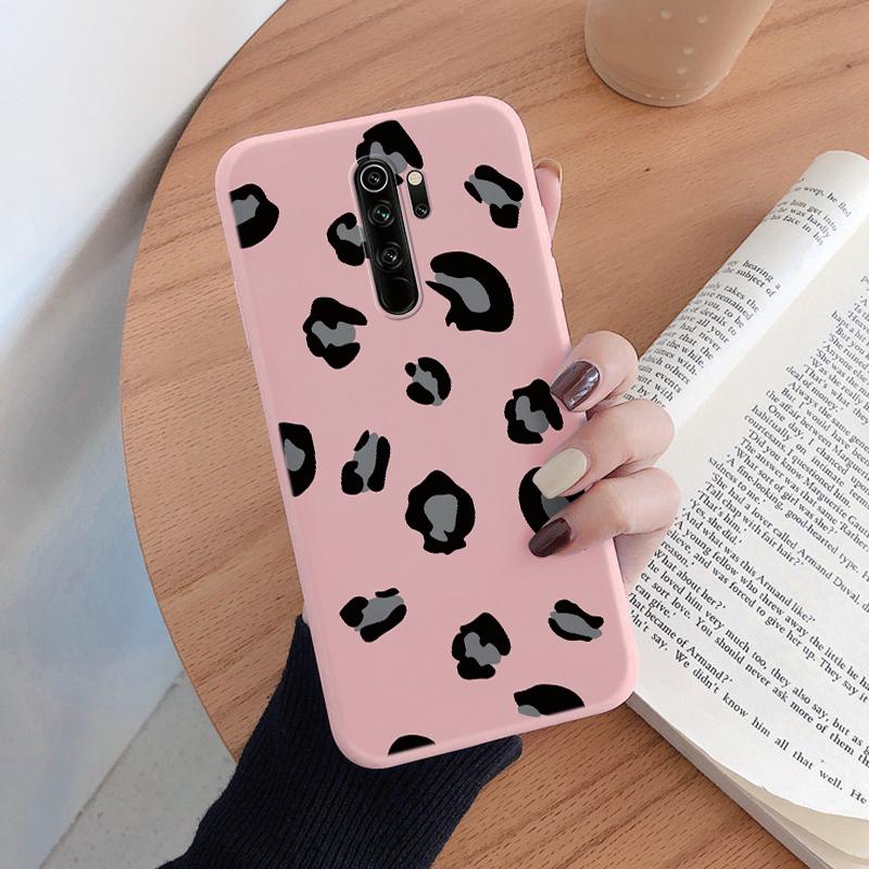 Case For Redmi Note 8 Pro Soft Silicone TPU Back Cover Case Protective Coque For Redmi Note8 Pro Shell Leopard Painted Bumper