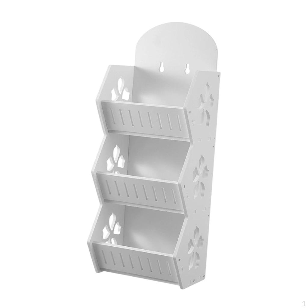Bathroom Wall Shelf Kitchen Spice Multifunctional Ventilated Mount Organizer Storage Bin