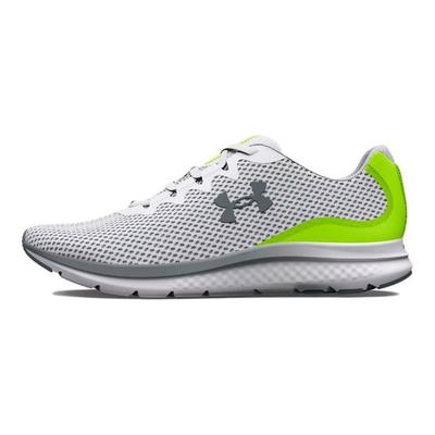 Charged Impulse 3 Białe Limonkowe Uderzenie Męskie Sneakersy Żwirowe 3025421-101