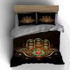 Golden Ornate Hand Bedding Duvet Cover Sets Duvet Covers Pillowcases Gifts (1 * Duvet Cover 2 * Pillowcases, Without Duvet Insert)