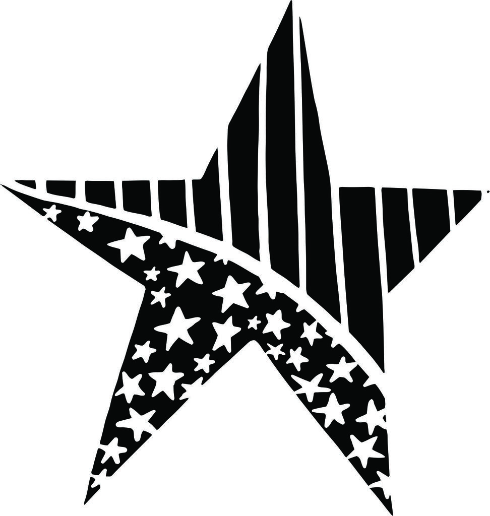 Printtoo Star Design Crafting Wooden Rubber Stamp Square Scrap-Booking Block-2 x 2