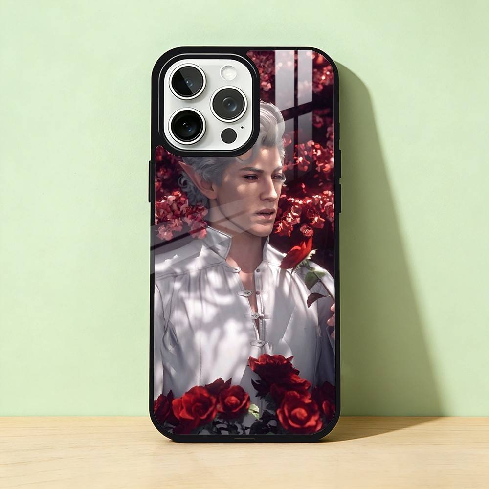 

AAA B-Baldur Gate 3 AstarionS Phone Case Color Silver Shell For IPhone 17 16 15 14 13 12 11 Pro Max Plus iPhone15promax