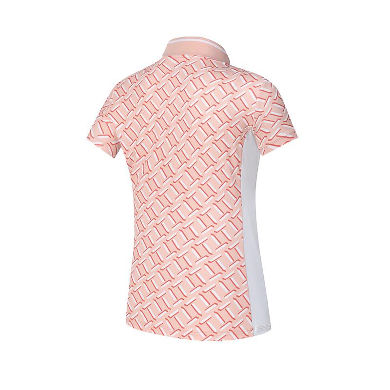 New FILA Polo Shirts Women's Peach Ice Cream Powders A11W425110FPK