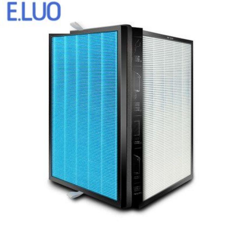 For Smartmi XFXT01ZM Fresh Air System Filter Wall-mounted Fresh Fan Integrated Purifier Hepa Filter 390*297*70mm