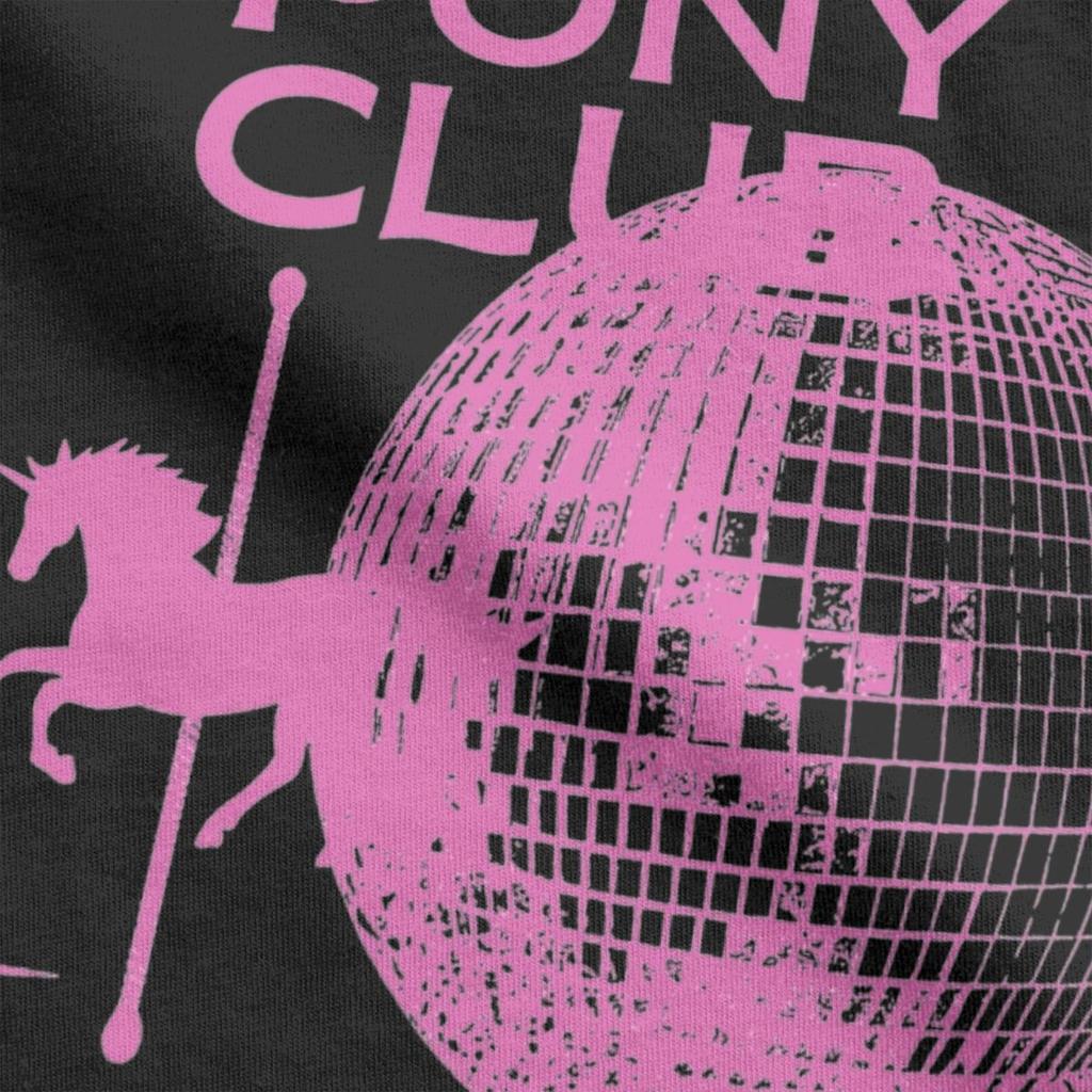 Pink Ponys Club Chappell Roan T-Shirt for Men Humorous Cotton Tee Shirt Round Neck Short Sleeve T Shirts Plus Size Clothes