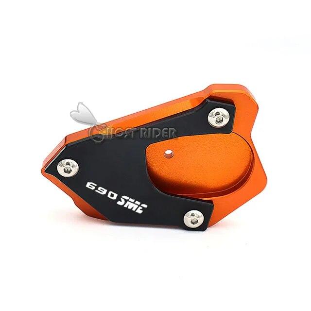 For 690 SMC R 690 ENDURO R -2022   Motorcycle CNC Kickstand Foot Side Stand Extension Pad Support Plate