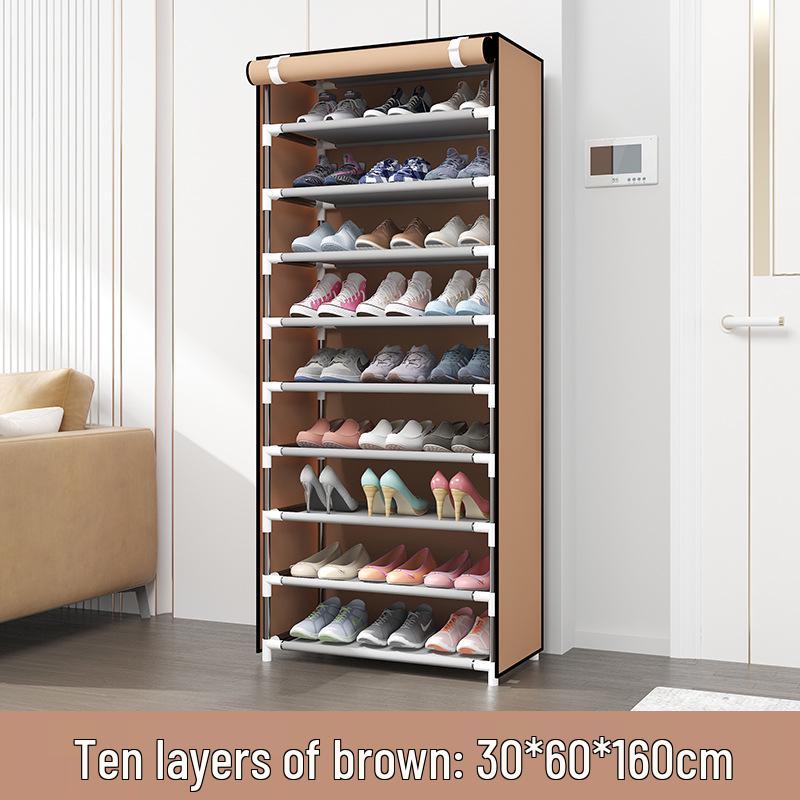 F-Style Dustproof Shoe Cabinet: Multi-Layer Cloth Cabinet & Storage Rack for Shoes