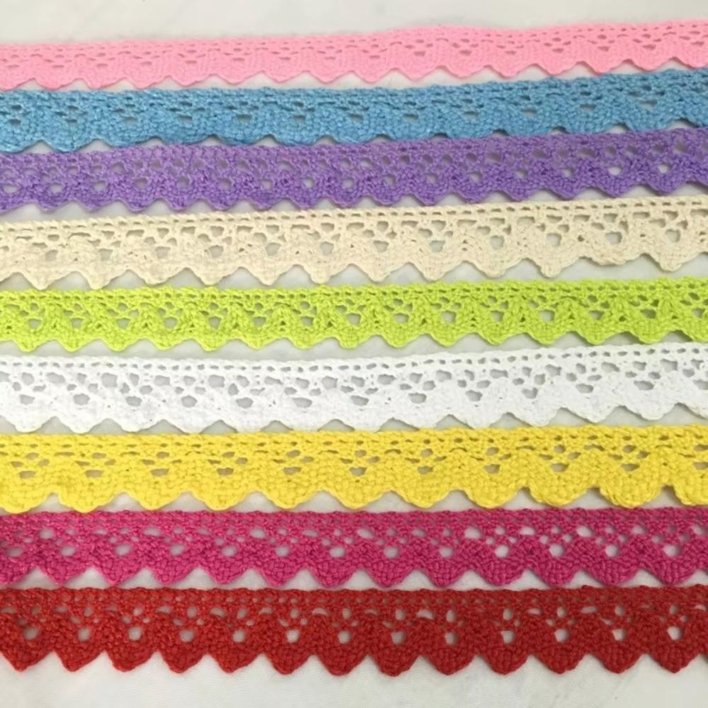 15mm Width Lace Ribbon Tape Cotton DIY Craft Lace New Sewing Fabric Lace For Sewing Projects
