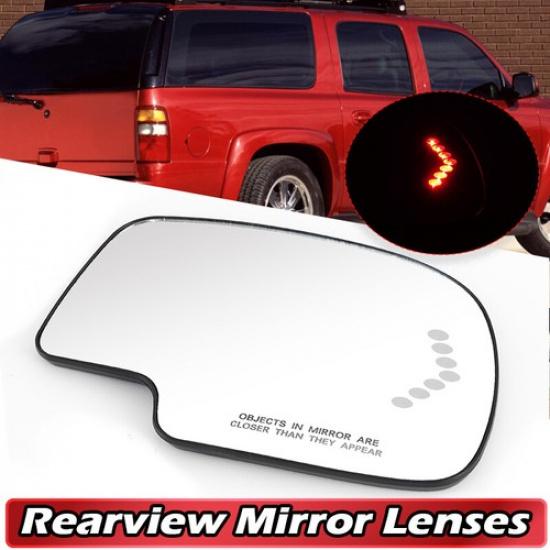 Mirror Glass Right Passenger Side Heated for Chevy Suburban Avalanche Yukon GMC