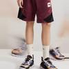 Li Ning Wade Series Pantalon de Sport Coupe Ample Coupe Tridimensionnelle Homme Bas Truffe-Rouge AKSR103-2