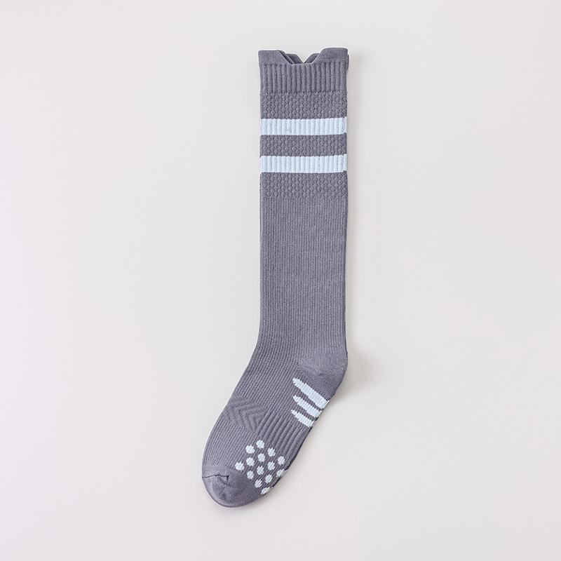 Long Socks Pure Cotton Fitness Running Skipping Rope Sports Socks Indoor Pilates Yoga Socks Pressure Thin Calf Socks