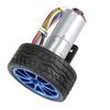 DIY Encoder Gear Motor with Mounting Bracket 65mm Wheel Kit for Smart Car Robot DC6V