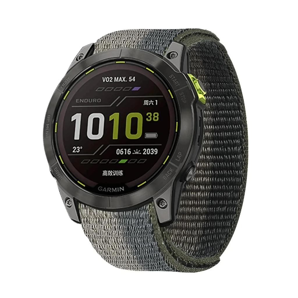 26mm 22mm Klettverschluss Nylon Armband für Garmin Fenix 7 7X Pro 6/Epix Pro Gen 2 47mm 51mm/Enduro/TACTIX/Forerunner 965 955 Uhrenarmband
