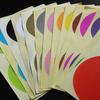 Large 100mm Colorful Round Adhesive Dot Labels - Blank Classification Stickers