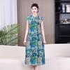 Summer Cheongsam Dress for Middle-Aged Moms (50-60) - Flattering Fit for a Stylish Look