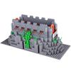 WW2 Military Trench Fortress Building Blocks Kit Ruins Battlefield Scene Soldier Figures Blockhouse Bricks Toys For Children