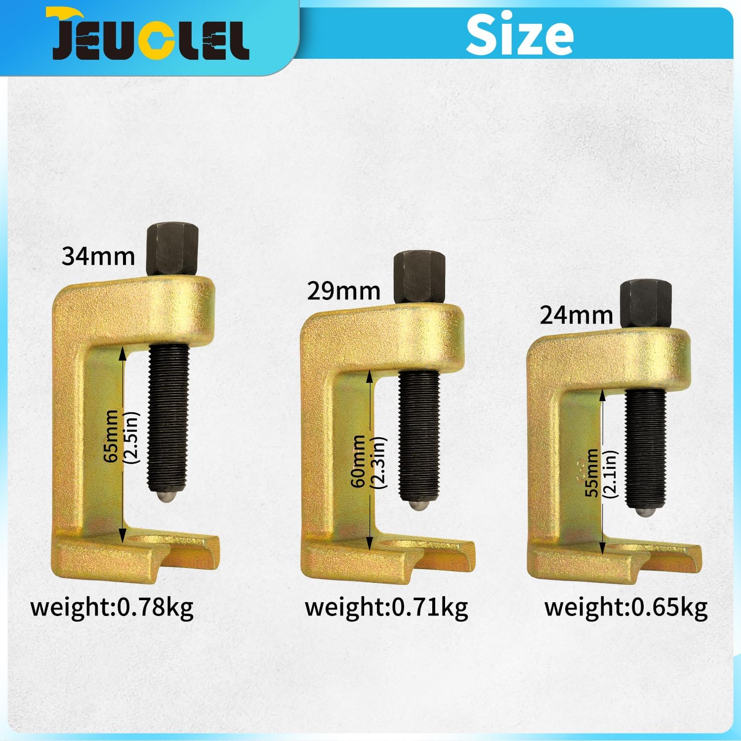 

Набор съемников шаровых опор, 24 мм/29 мм/34 мм Инструмент-разделитель для легковых, внедорожников, грузовиков, съемник наконечников рулевых тяг United States