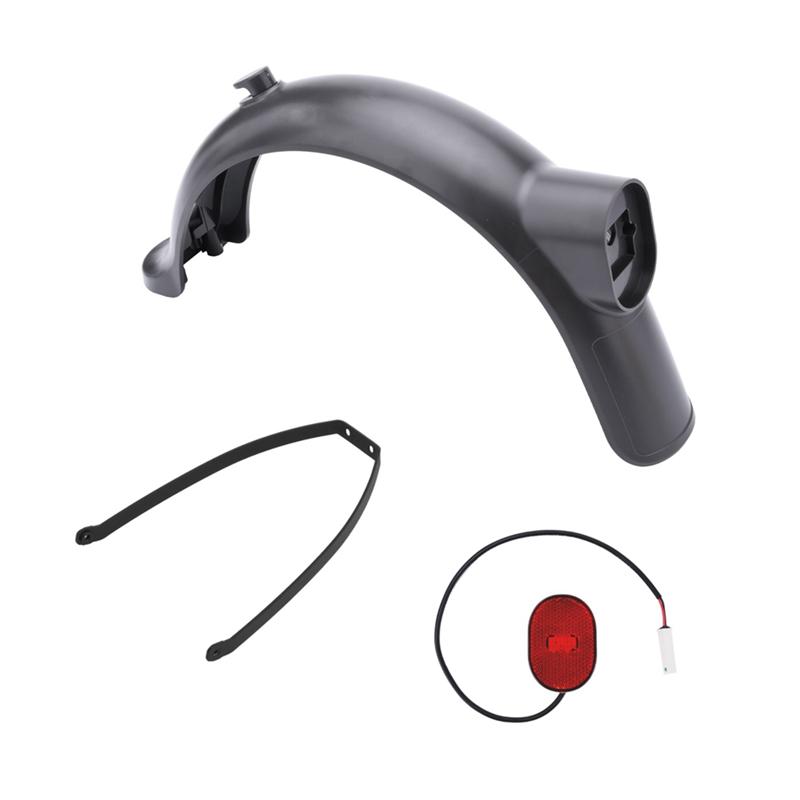 Rear Fender With Taillight Kit For Xiaomi 4 Pro Mi4 Electric Scooter Rear Guard Mudguard Bracket Support Accessories