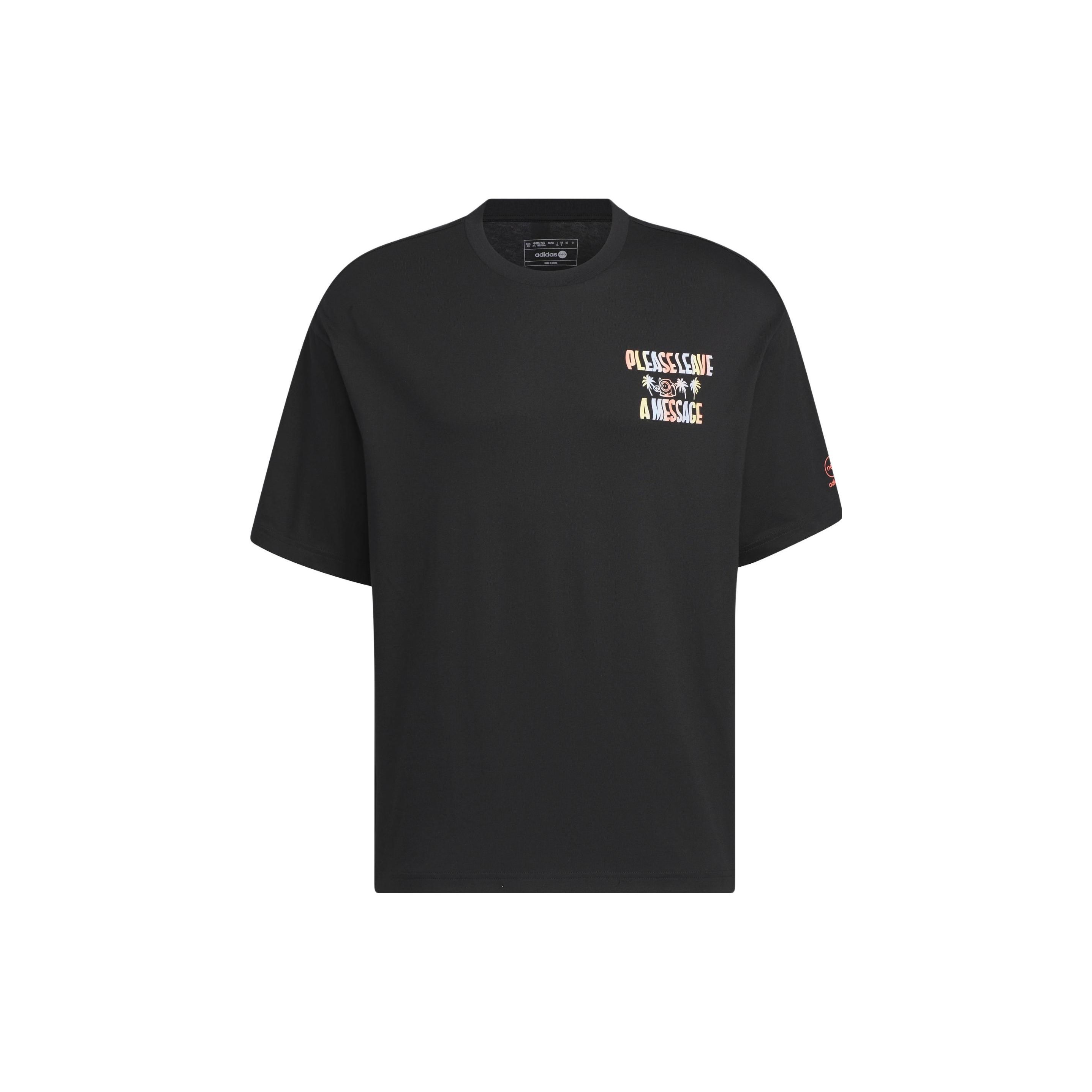 adidas Originals Men s Graphic Short Sleeve T-Shirt Black IA6746 M