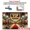 2D Hollywood VIP Entrance Background Cloth Red Carpet Party Photo Prop