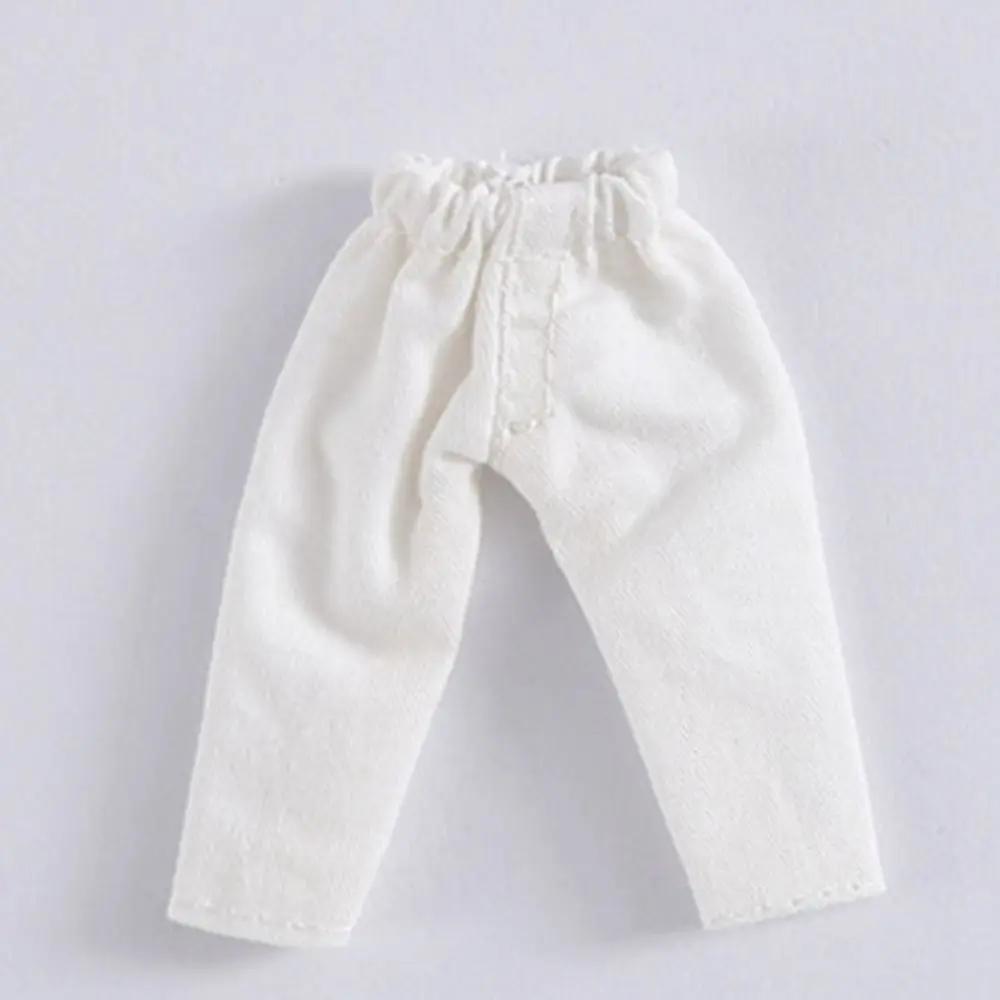 Doll Fashion Clothes For 1/11 Ob11 Dolls Denim Trousers For 1/12 Bjd/Gsc Doll T-Shirt Mini Cute Doll Pants Diy Doll Accessories