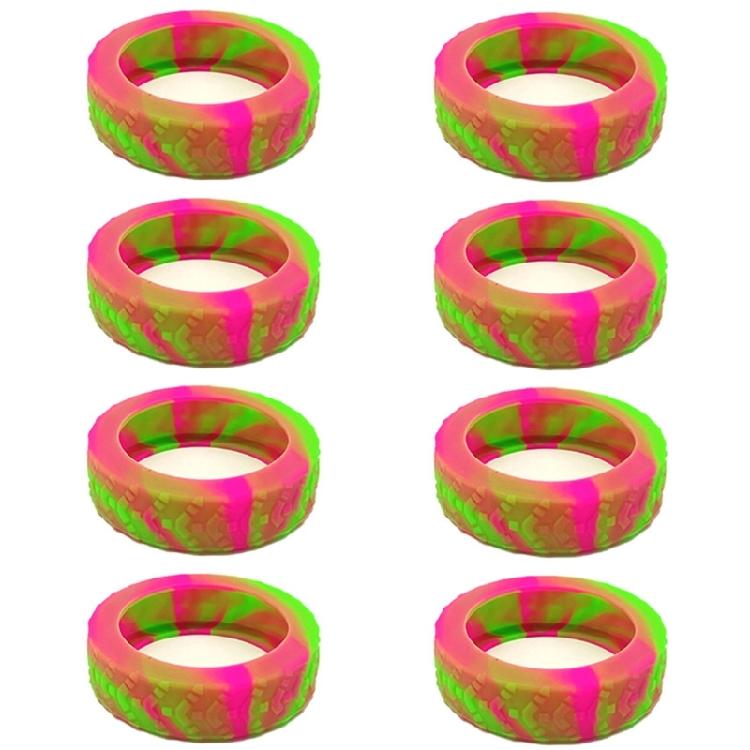 8pcs Silicone Suitcase Wheel Covers for Luggage Prevent Sliding and Damage