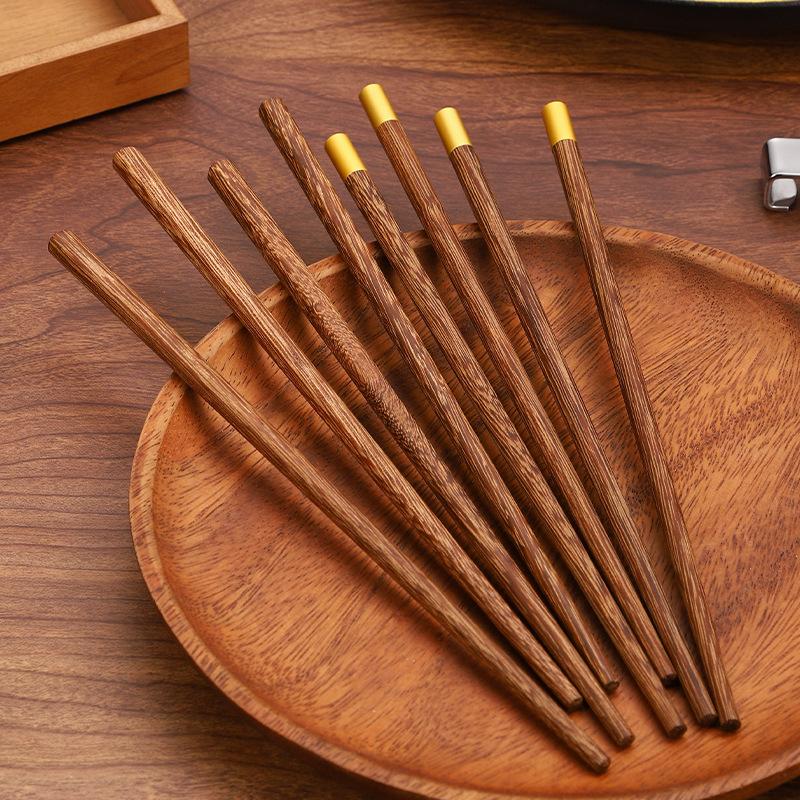 Dome Fu Zi Chicken Wings Log Chopsticks Household Tableware Solid Wood Chopsticks No Paint No Wax