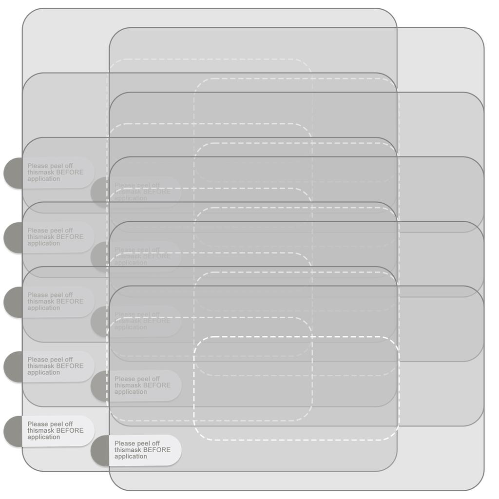 Einfach zu installierende elektrostatische Windschutzscheibenfolie zur Befestigung von Dashcam-Aufklebern, verhindert Verrutschen und Kratzer, hitzebeständig, 10 Stück