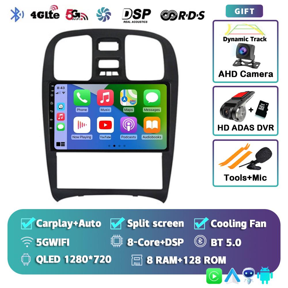 Android 14 DSP Car Radio Multimidia Video Player Navigation GPS For Hyundai Sonata EF 2001 - 2006 2007 2008 2009 2010 2011 2012