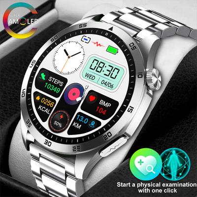 2025 Neue Mikro-Körperliche Untersuchung Blutsauerstoff Blutdruck Smartwatch EKG+PPG Uhr Bluetooth Anruf/SOS Smartwatch Männer Frauen