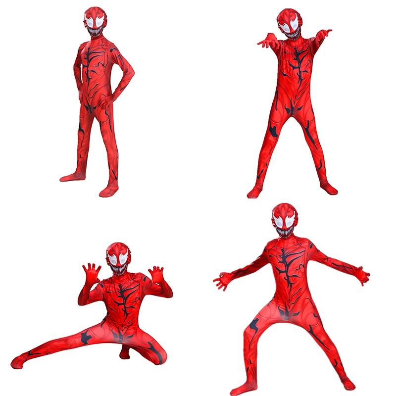 Venom Let There Be Carnage Jumpsuit Cletus Kasady Cosplay For Adult And Kids