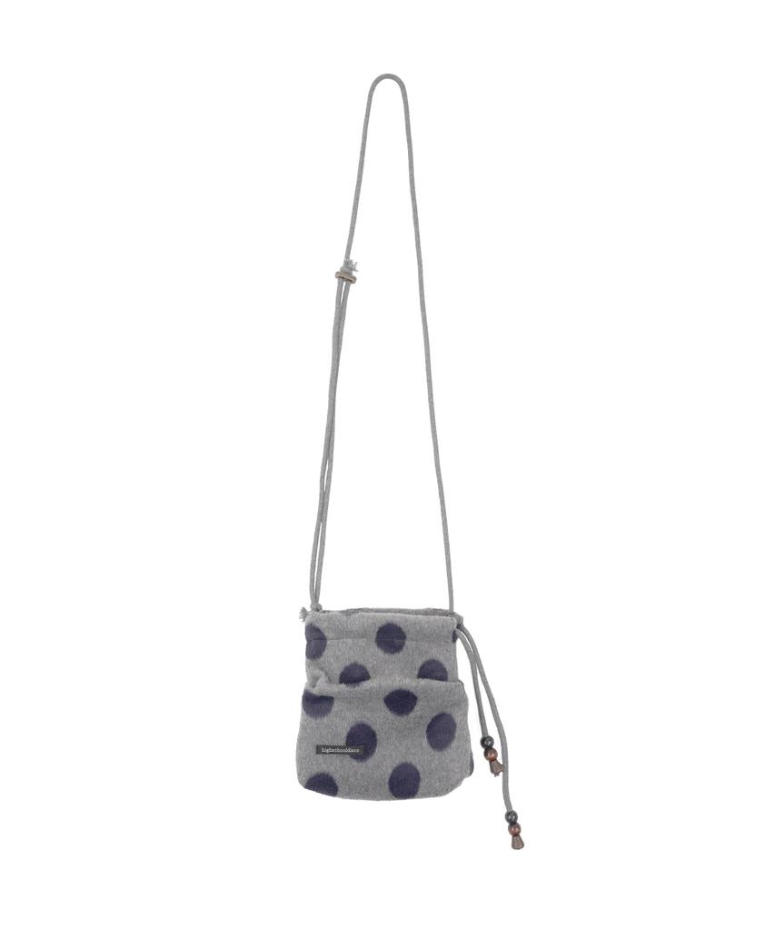 High School Disco Cozy Dot Mini Crossbody Bag_Gray