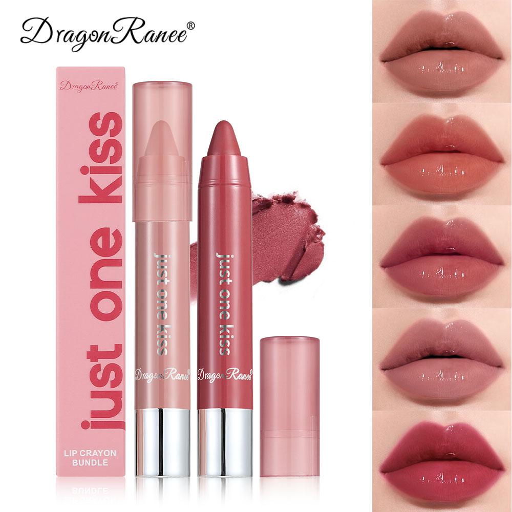 Glossy Crayon Lipstick for Brightening and Enhancing Complexion, Lip Plumper Lip Gloss, Versatile Moisturizing Lip Mud, Base Lip Care, Gentle Lip Balm