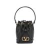 Vlogo Signature Brand Logo Lambskin Bucket Bag Mini Women Handbags Black 5W2P0Z44VNL0NO