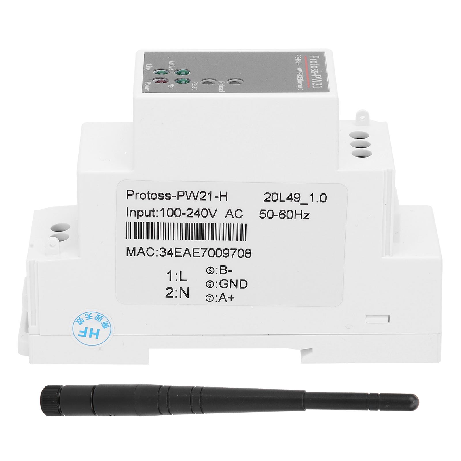 

RS485 до WIFI/Ethernet Serial Server IP для ECos з PW21-H змінного струму 100-240 В