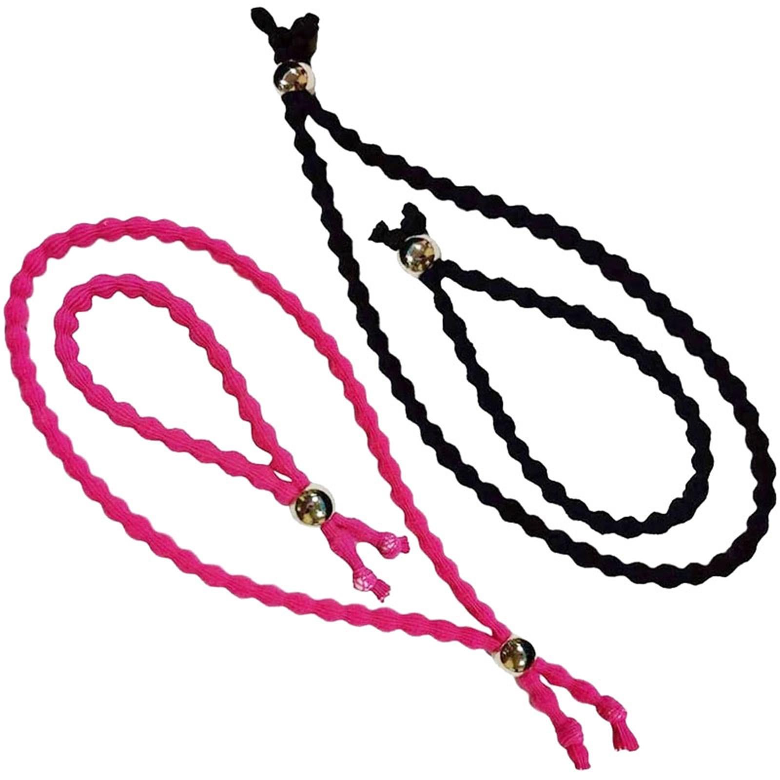 Слоеные завязки для хвоста. Повязка для волос регулируемой длины для коротких курчавых — фото 7