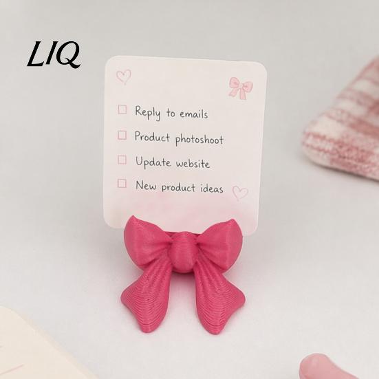 Durable Bow Accessory Photo Stand, 3D Printed Mini Decorative Rack, Holder Gift Box Stand for DIY Crafts Packaging Dollhouse Landscaping Handmade