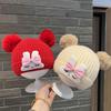 Knitted Baby Beanie Cap Rabbit Pullover Hats Bonnet Cute Girls Knitted Hat  Baby