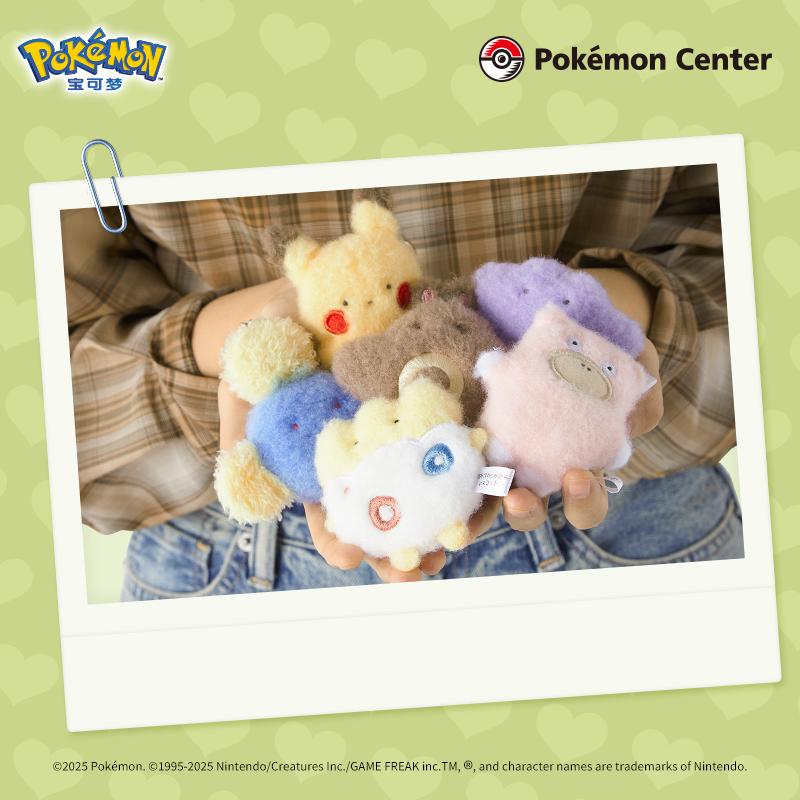Genuine Palm Furry Series Slowpoke Snorlax Tandemaus Trendy Doll Garage Kit Plush Doll Ornament Desk Toy Birthday Gift