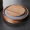 Frasco de Vidrio Sellado de Gran Capacidad Tapa de Madera Tanque de Almacenamiento de Granos de Café Contenedor Creativo para Alimentos Granos Tanque de Almacenamiento Multiusos