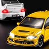1/32 Scale Mitsubishi Lancer Evo X 9 Alloy Scale Car Model Diecast Metal Toy Vehicle Miniature Car Sound Light Children Toy Car Gift