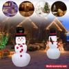 Christmas Santa Claus Christmas Decoration Inflatable Toys With LED Light Inflatable Model Holiday Gift Indoor Outdoor Decor